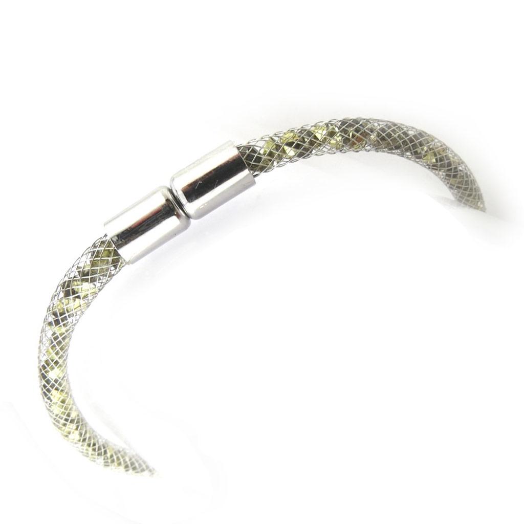 Les Trésors De Lily [N0202] - Green Gold 'Joyaux' Designer Bracelet (4 Mm)