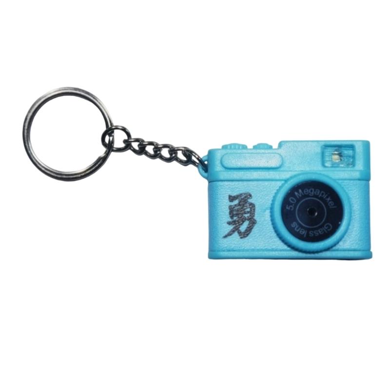 Kreatives Design Mini-DSLR-Kamera Leuchtender Schlüsselanhänger Inklusive Licht-Soundeffekt für Stilvolle Geschenke und Partys Persönliche Nutzung