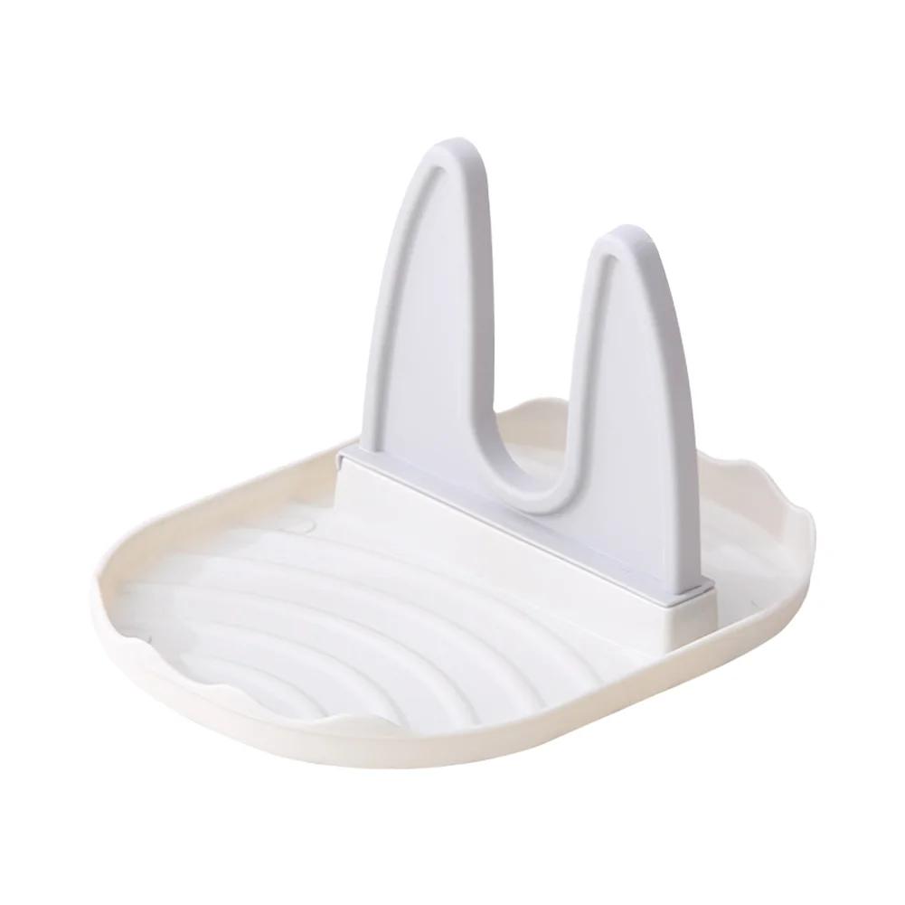 Portacoperchi Supporto per Cucchiai Poggia Coperchi Porta Spatola Per Cucina Comodità Utensili Strumenti Accessori Organizzatore per Fornello