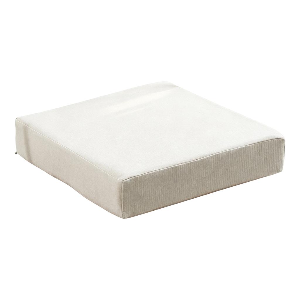 Linen Seat Cushion High Density Foam Padding Square 40x40x5cm Suitable for Solid Wood Sofa Chair Seat Replacement Cushion