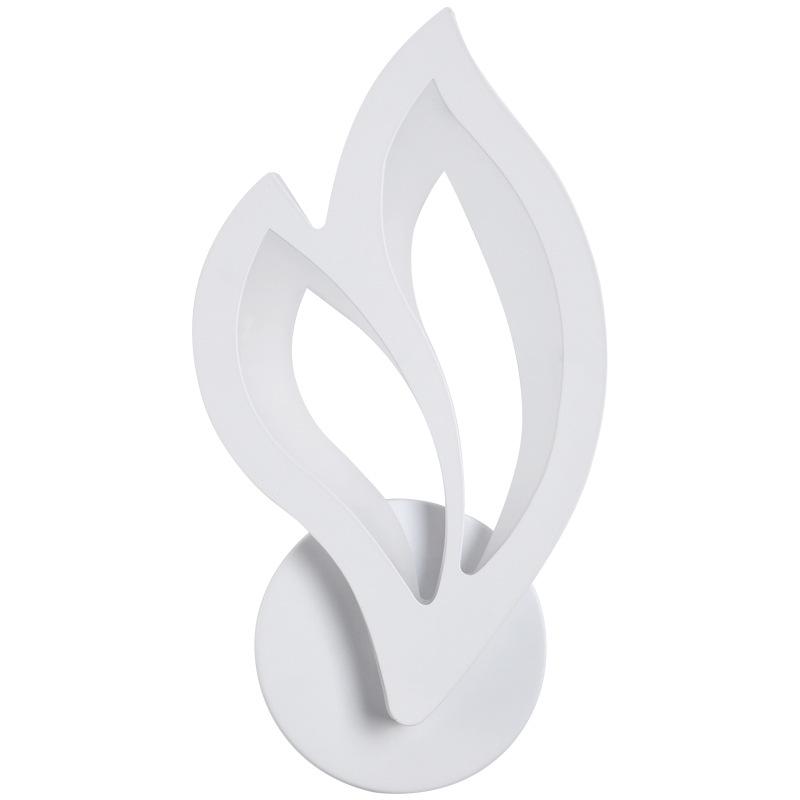 Modern Minimalist Wrought Iron Acrylic LED Wall Lamp for Bedside and Staircase Decoration