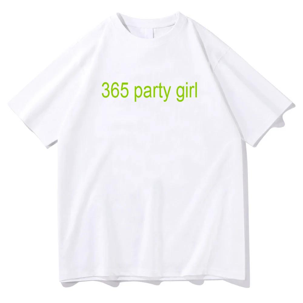 

365 Party Girl T-shirt Charlie XCX Brat 360 Album T-shirt Retro Fashion Women s T-shirt Grunge Cult Classic Printed T-shirt S