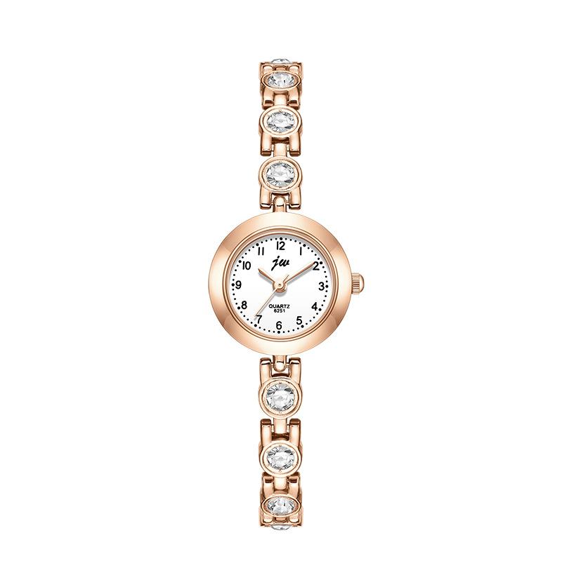 Jingwei Jw Light Luxury Exquisite Bracelet Watch Women'S Fashion Waterproof Alloy Small Waterproof Premium Quartz Watch