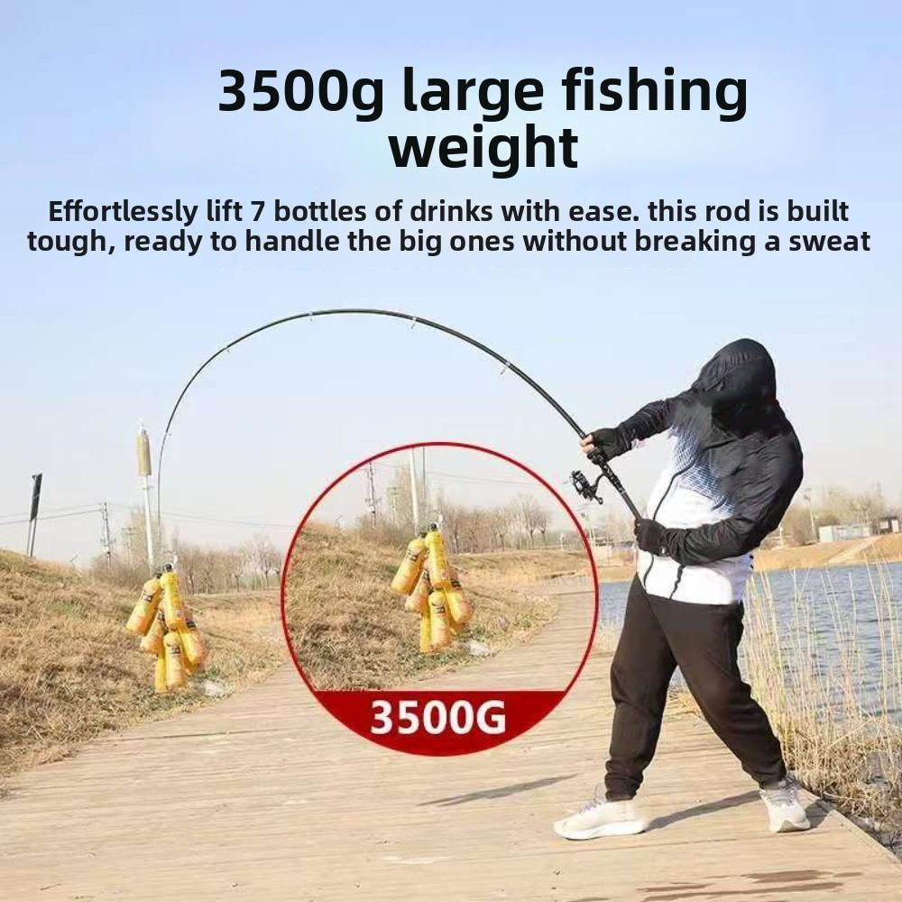 Portable Telescopic Fishing Rod Ultra Short 45cm Storage Mini Fishing Pole Small 1.8m-2.7m Length Fishing Hand Pole River Pond