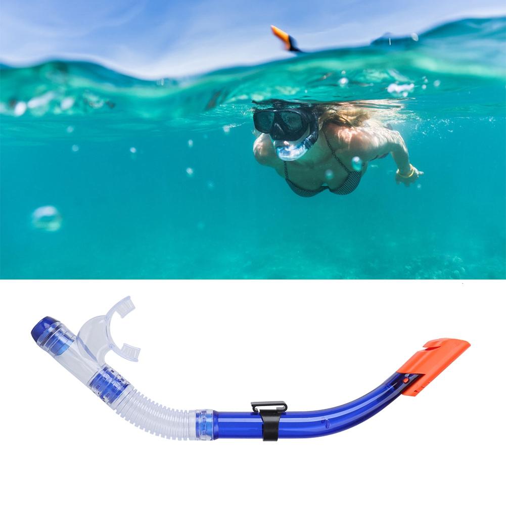 Half Dry Rubber Swim Snorkel Breathing Tube for Diving Swimming Training EquipmentSnorkel