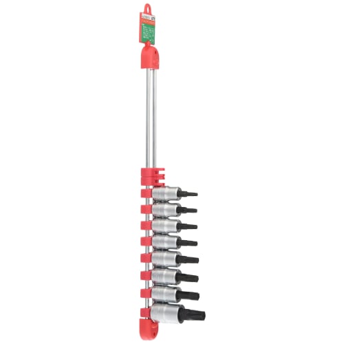 

Kyoto Tool (KTC) 9.5mm (3/8 inch) Short T-Shaped Torx Bit Socket Set, 8-Piece Set, TBT3S08T