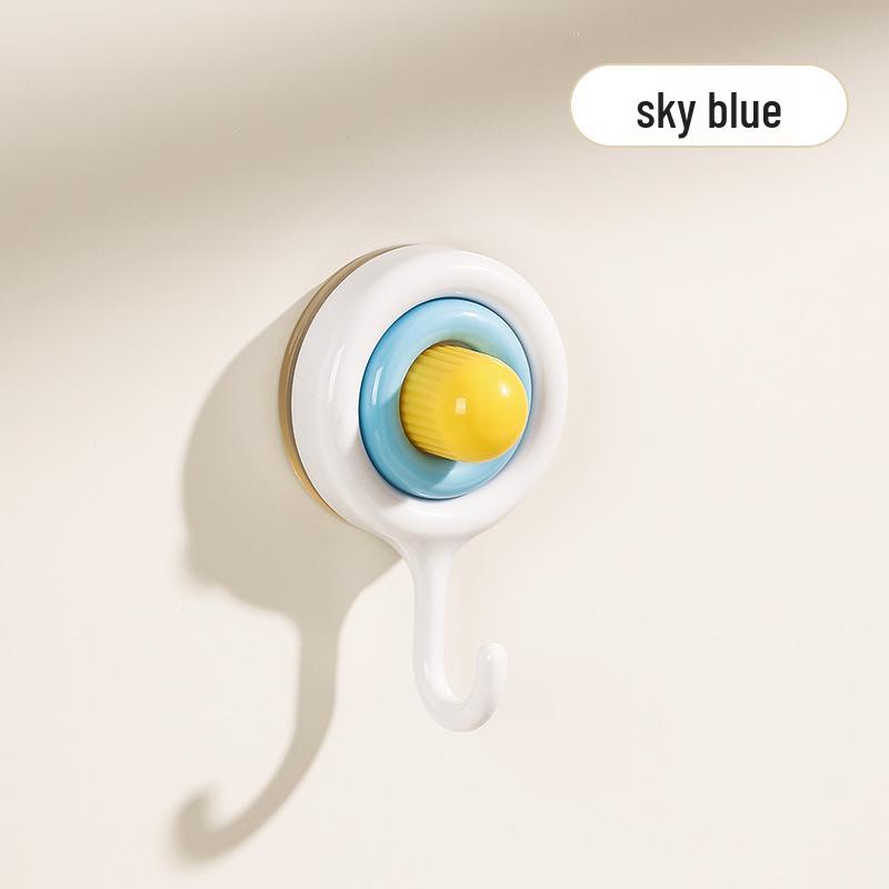 Punch-Free Rotating Bathroom Hook - Strong, Adhesive, Traceless, and Movable