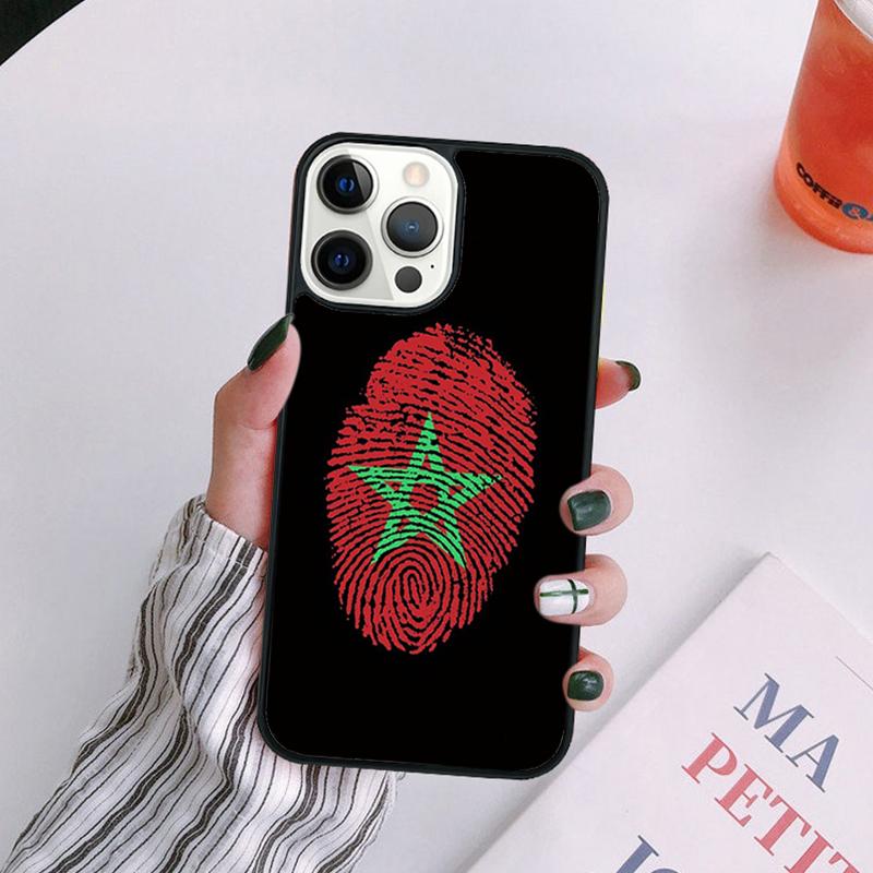 Morocco Flag Phone Case For iPhone 17 Air 14 13 12 16Pro Max 15  Plus Cover Shell Max coque
