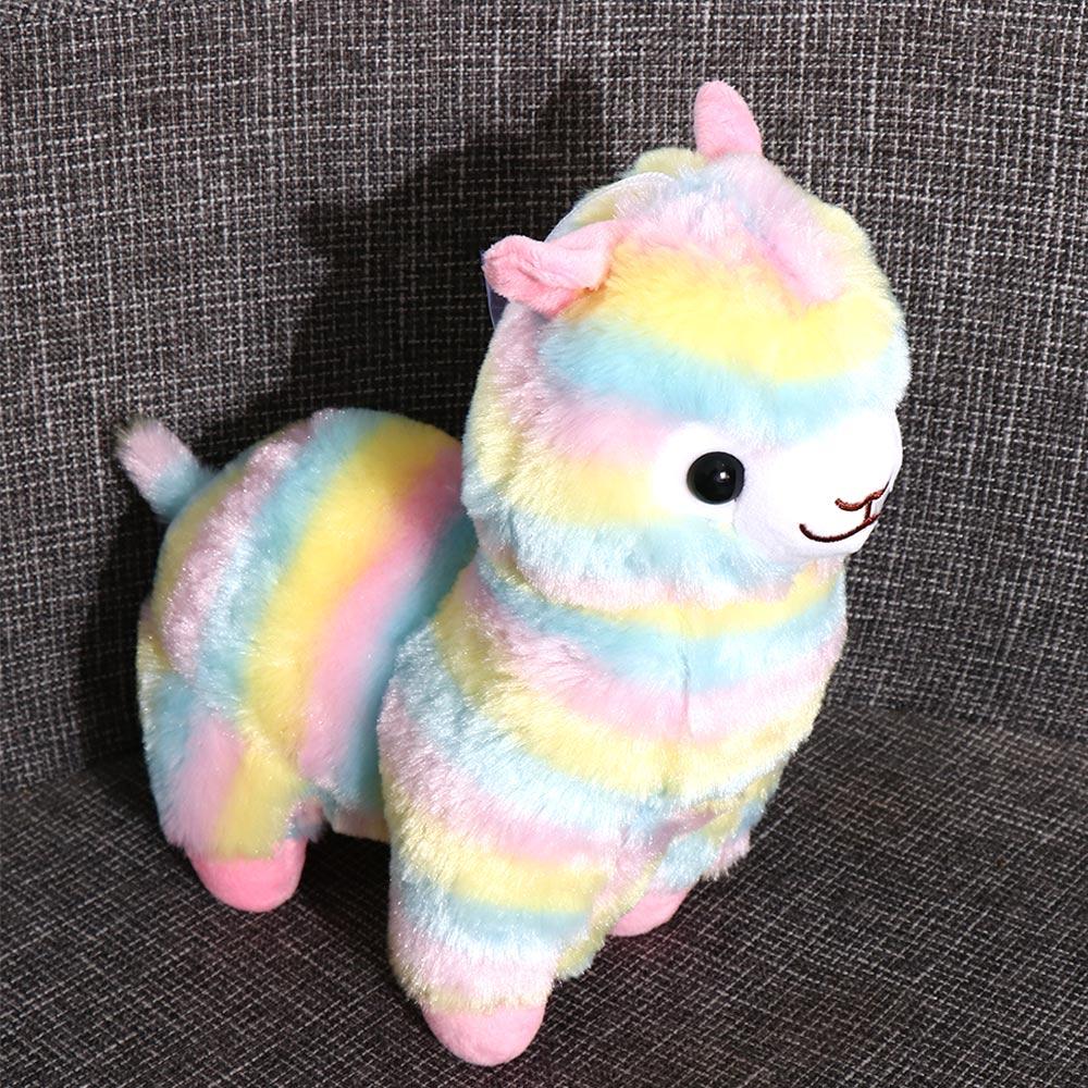 Children Birthday Gift Toy Home Soft Toys Stuffed Plush Toys Colorful Alpaca Doll Alpaca Plush Doll