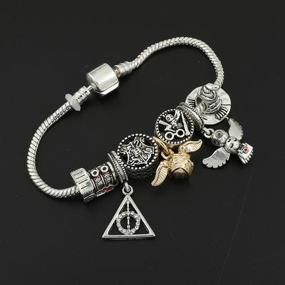 Harri Movie Potter Mode Perlen Armband Goldener Schnatz DIY Charms Armreifen für Frauen Trendy Hand Accessoires Geschenke