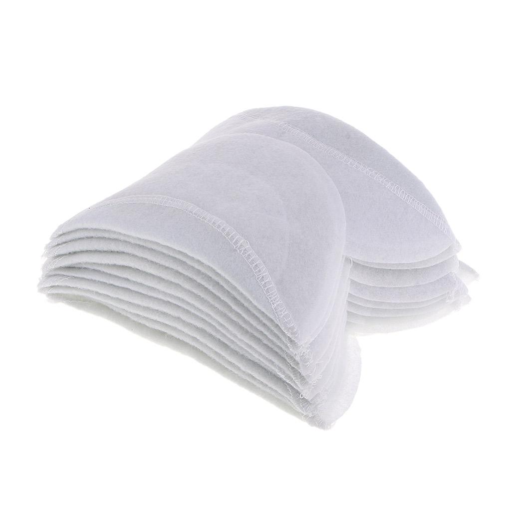 Shoulder Padding Sponge Liner for Sewing Accessories Business Suit Pads Insert for Clothes Sewing Kit bianco