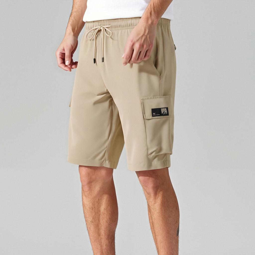 Summer Casual Pants, Workwear Shorts, Men's Thin Cropped Pants