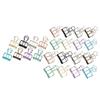 Hollow Dovetail Clip MultiColor Long Tail  Clips Paperclip Office Decorative Tool