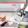 Universal Rotatable Kitchen Faucet Extension Hose with Anti-Splash Pressurization