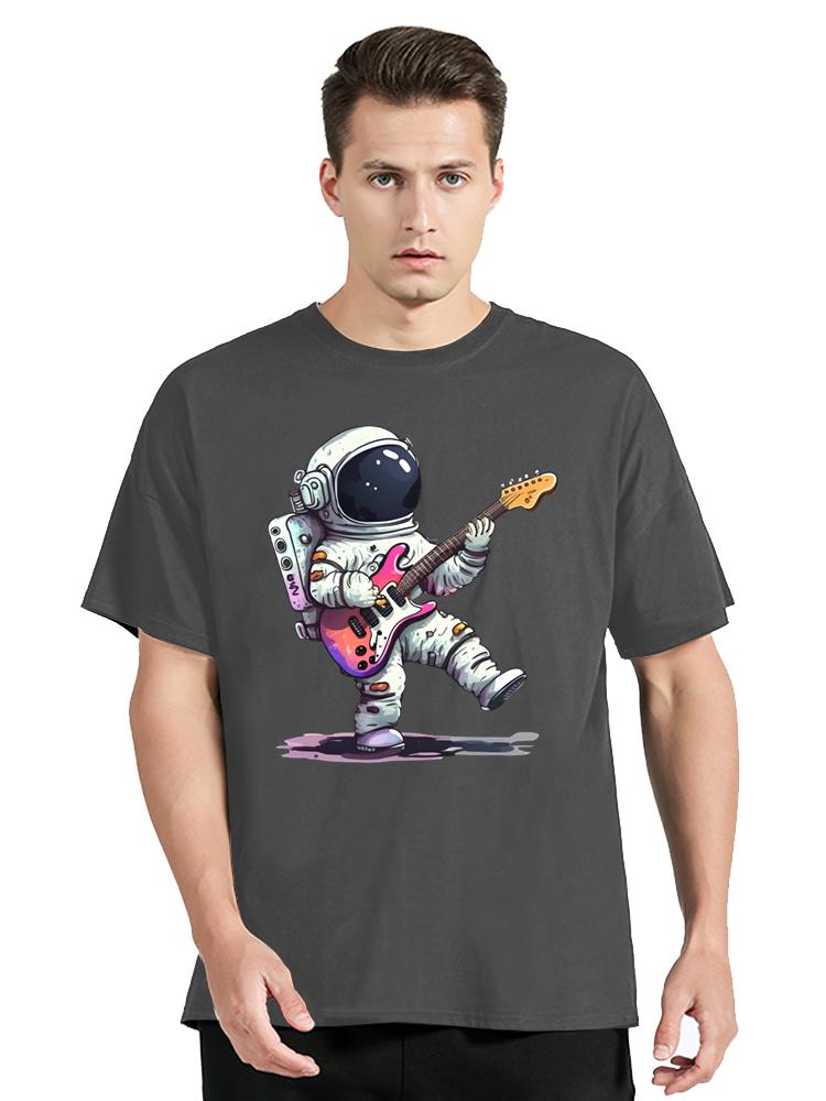 Astronaut Graphic Funny Print Tshirt Summer Unisexs Clothing Loose T Shirt Fashion Streetwear Tops Oneck Oversized Cotton Tshirt