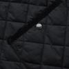 HAZZYS Women's Diamond Quilted Contrast Collar Short Padded Jacket