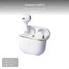 Cordless Audio Streaming Earbuds, Noise Cancelling, Long Battery Life, Sport Misty White