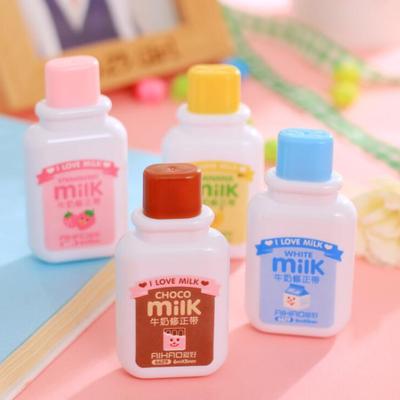 1 Piece Cute Kawaii Cartoom Milk Bottle Correction Tape Stationery Office School Supplies