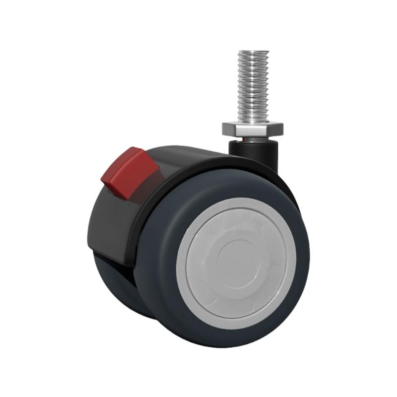 Chair Casters Wheel Smooth Rolling Not  Scratch Wheel High Load Capacity Chair Casters Noise Reduction for Various Chairs