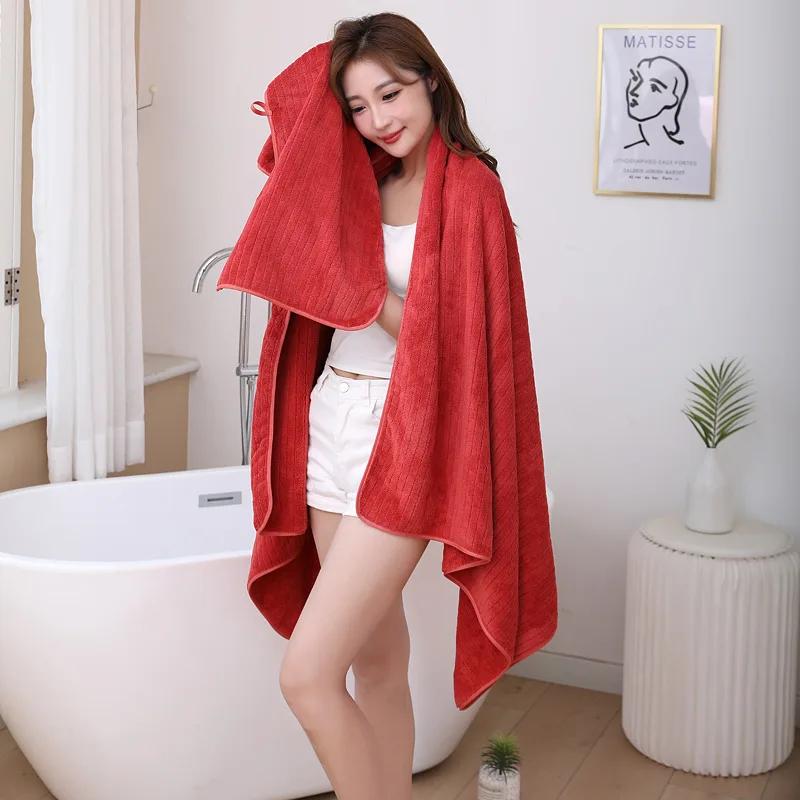 

Высококачественное полотенце для ванной из микрофибры - супер впитывающее многофункциональное полотенце для плавания, фитнеса, спорта, салона красоты для взрослых 75x35cm&1pc кирпич красный