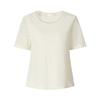 Women's Sequin Textured Round Neck Pullover T-Shirt