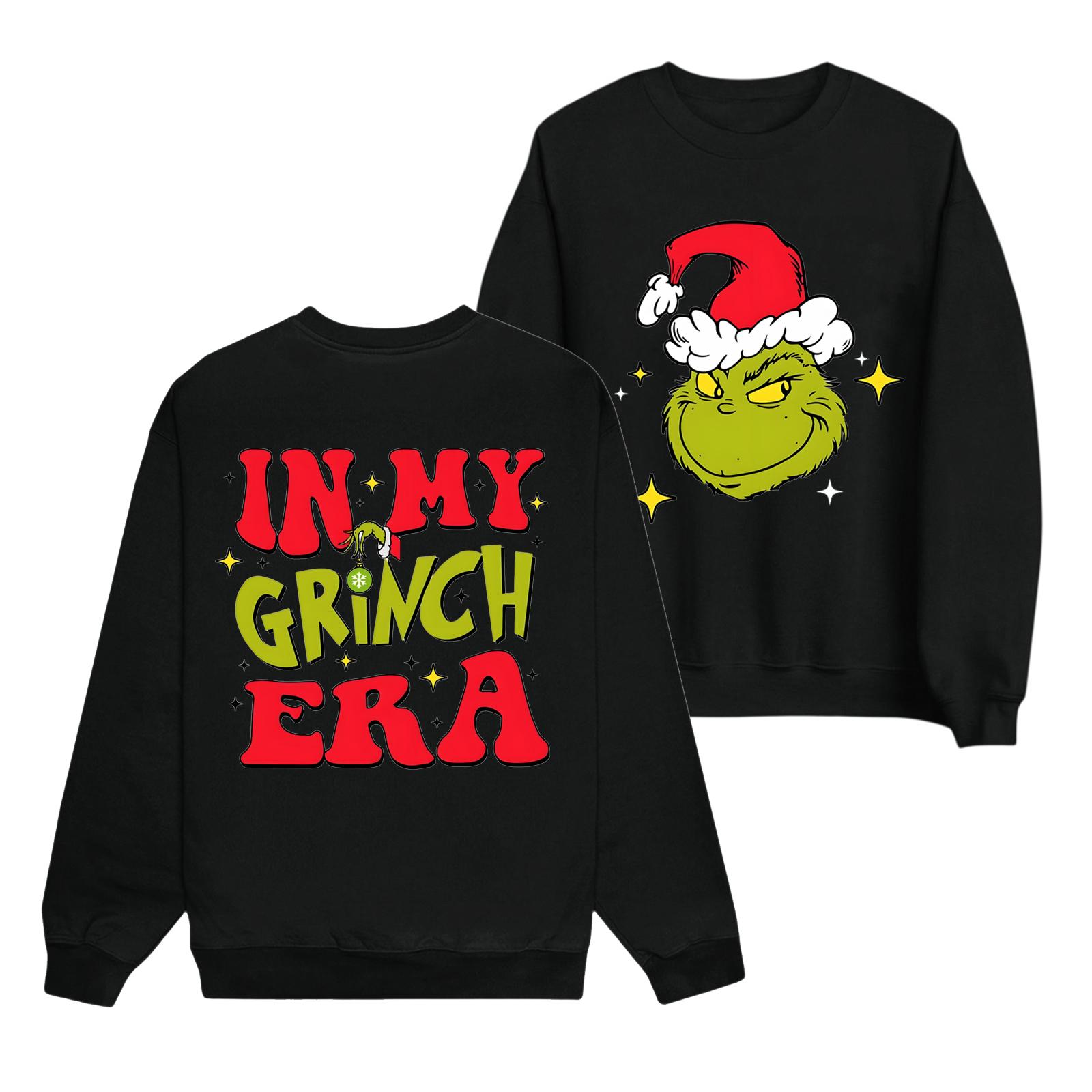 

Женская мода повседневный принт повседневный длинный рукав круглый вырез толстовка топ M чёрный