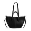 PU Solid Casual Tote Shoulder Bags New Fashion Large Size Personality Tote Bags Mature Elegant Crossbody Bags
