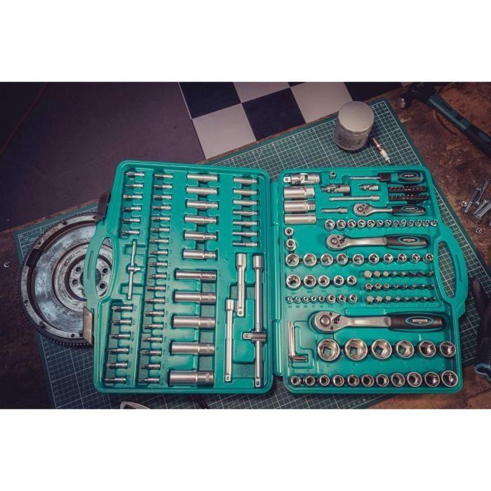 WIESEMANN 1893 80119 Jeu De Clés À Douille 171 Pièces En Acier Au Chrome-vanadium