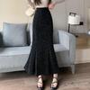 2024 Spring/Summer Retro High-Waist Slim Long Women's Skirt: Korean All-Match Style