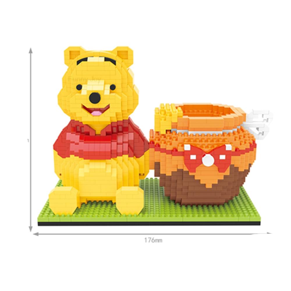 Funny Anime Figure Interstellar Bricks Small Particles Construction Bricks Assembled Puzzle Pen Holder Block Toy Kids Christmas