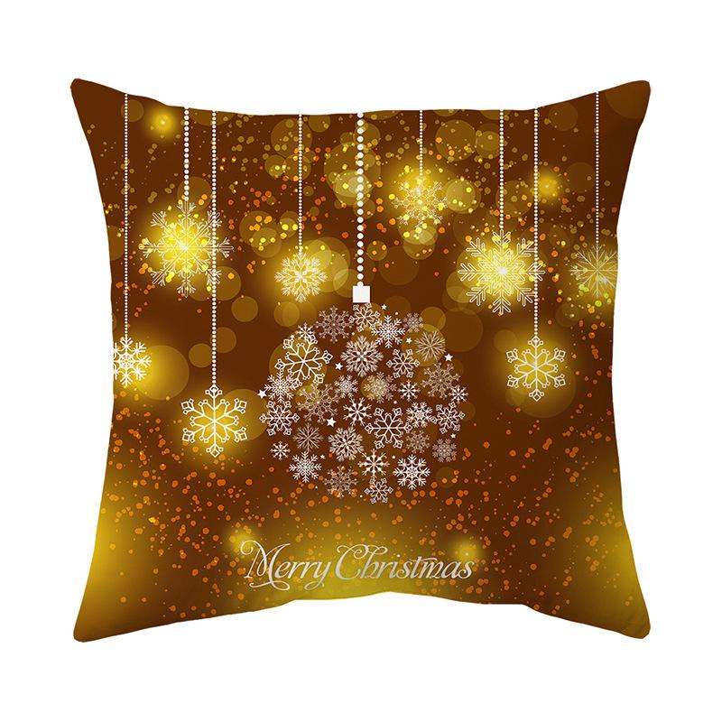 Cartoon Christmas Holiday Home Cute Pillow Cover Holiday Gift Nap Sofa Car Gift Pillow
