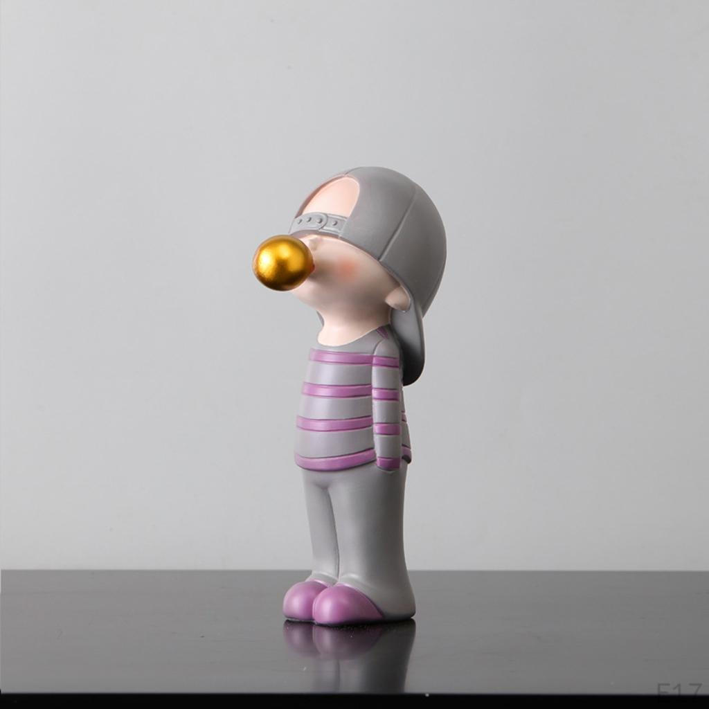 Chic Cartoon Figurine Sculpture Ornament Miniature Statue Bookshelf Crafts