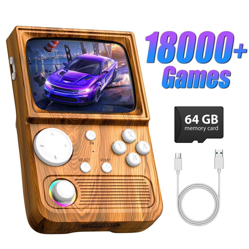 RG40 Retro Handheld Game Console EmuEMEC System 3.5'' IPS Screen Wi-Fi Multiplayer Portable Pocket Video Console