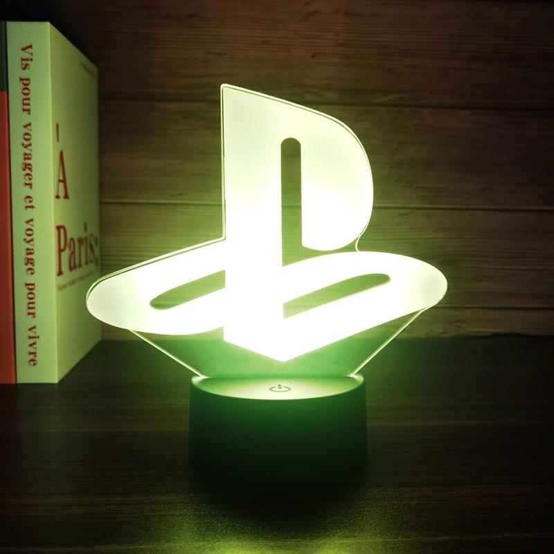 3D Visuelles Spielornament Licht E-Sport Atmosphäre Licht 3D Nachtlicht Gamepad Dekorative Leuchte