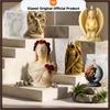 3D Human Sculpture Candle Silicone Mold Religious Virgin Angel Fairy Goddess Warrior Figure Aroma Soap Wax Craft Mold Home Decor