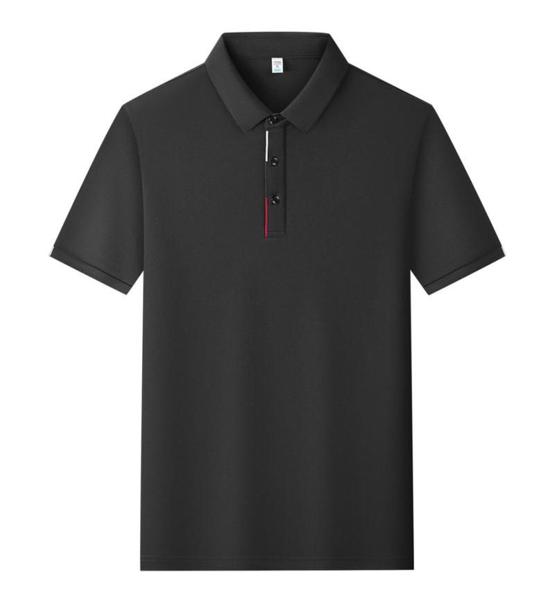Solid Color T-Shirt Summer Men's and Women's Lapel Short Sleeve YG-188