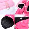 Cat Coats Autumn Winter Warm Windproof Button Vest Jacket With D-Ring For Small Medium Cats Dogs Kitten Sphynx Pug Kitty Clothes