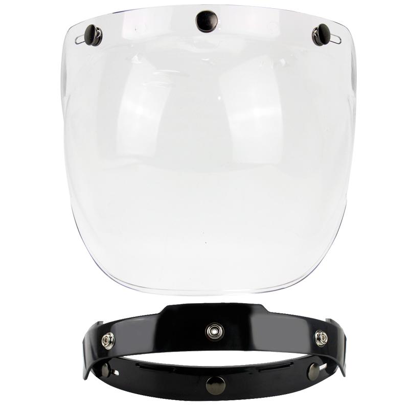 helmet bubble visor top quality open face motorcycle helmet visor 12 color available vintage helmet windshield shield