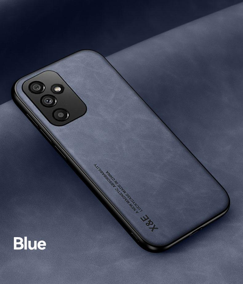 Luxusní kožené pouzdro pro Samsung Galaxy A55 5G A35 A15 A25 A54 A34 A14 A52 A12 A51 A53 A13 A33 nárazuvzdorné magnetické silikonové pouzdro