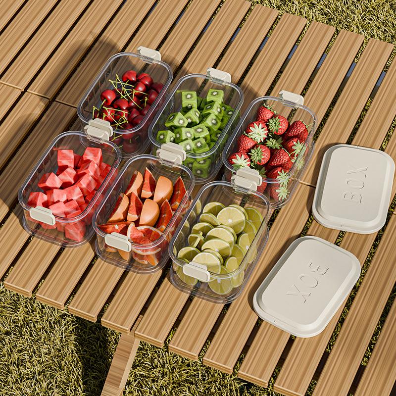 Stackable Spice Storage Boxes Plastic Seasoning Jar Multi-Layer Food Container Crisper Cereal Coffee Beans Sealed Organizers