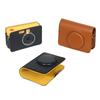 PU Leather Case Camera Bag with Shoulder for MS200 Solid Color Carrying Case Portable