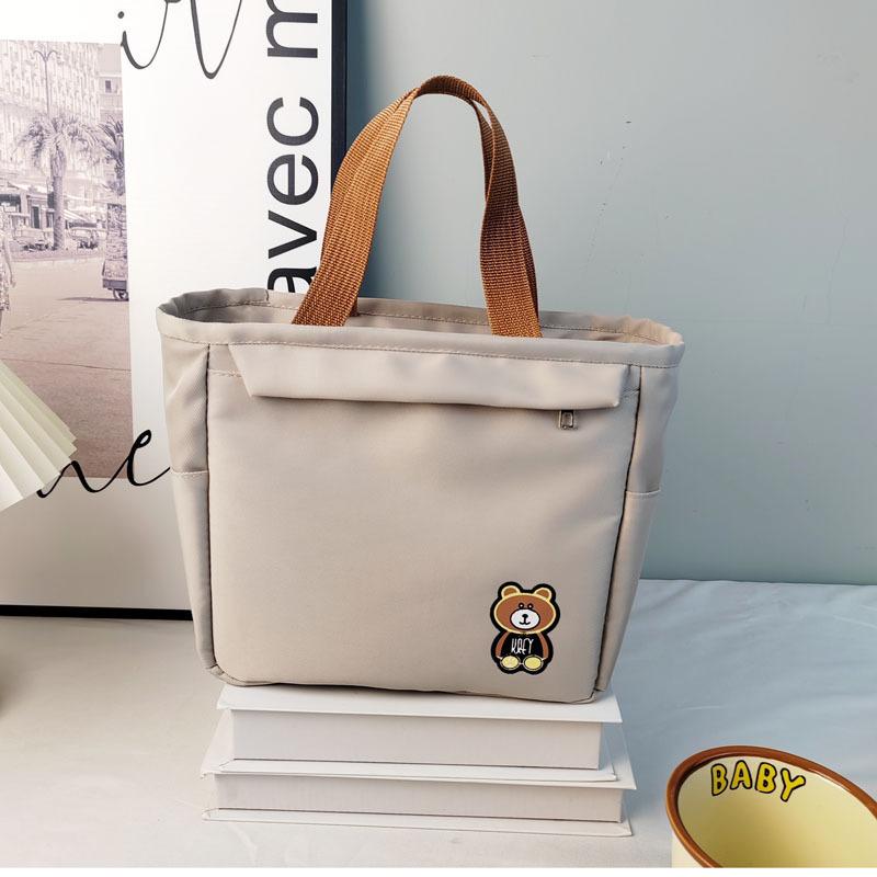 

Высококачественная сумка для ланча для офисных работников, Изолированная сумка для бенто, Ручная сумка для ланча для студентов, Утолщенная водостойкая сумка для ланча хаки