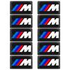 2/5/10 stk. Karbonfiber Ratt Billogo Emblem 3D Klistremerker For BMW M E34 E36 E60 E90 E46 E39 E70 F10 F20 F30 X5 X6 X1 M3 M5 M6 E71 F01 F02 F87