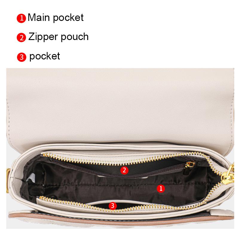 New Women's One Shoulder Crossbody Bag 2024 A High End and Beautiful Square Small Bag