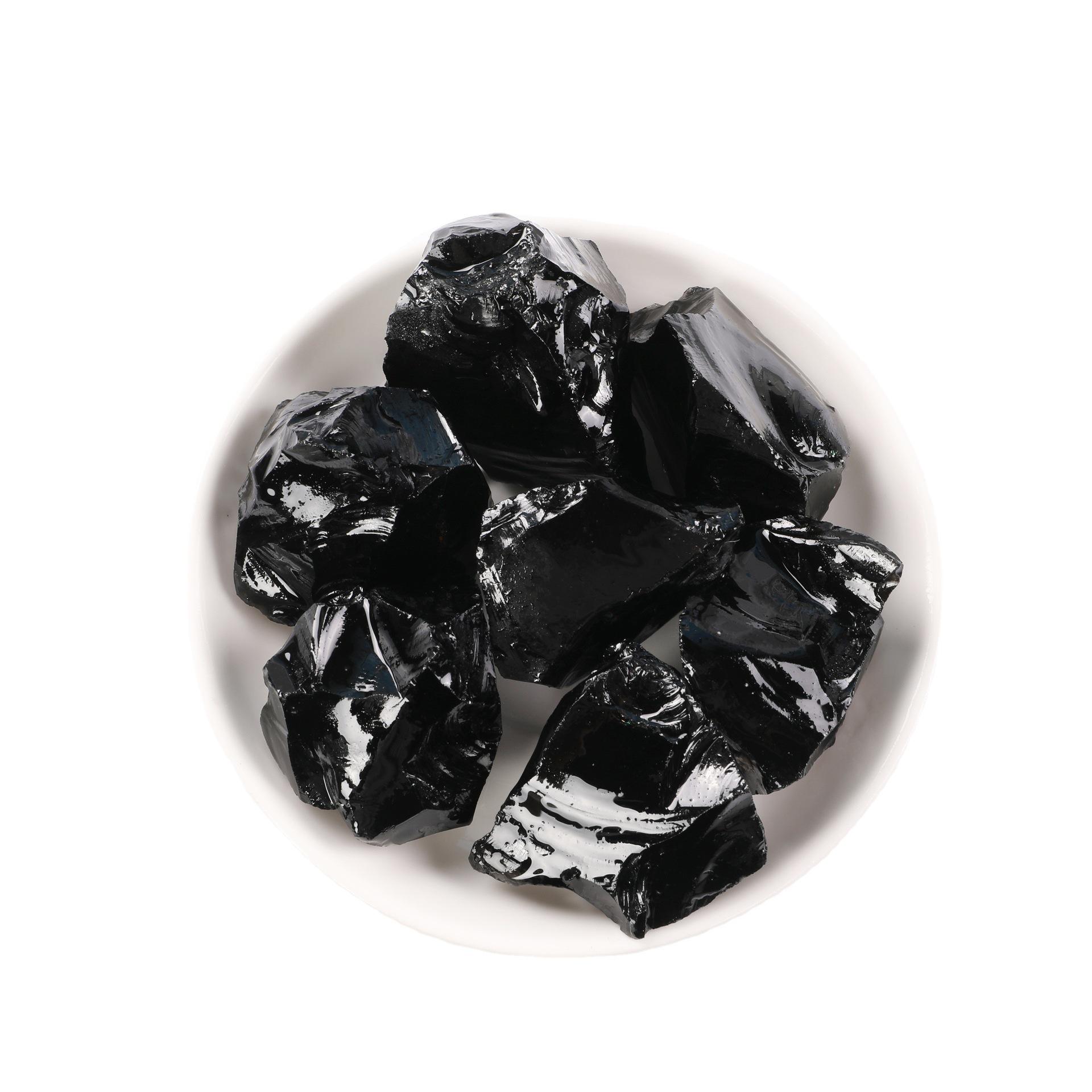 

Obsidian Crystal Diffuser Stone Incense Ornaments 1-2cm Blade Edge естественный