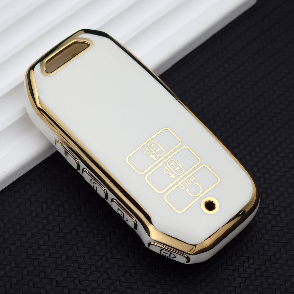 Złote 7-przyciskowe etui na kluczyk samochodowy TPU dla Kia 2022 Sportage 2023 Niro Hybrid 2021 Sorento 2021 2022 MQ4 2022 EV6 GT-Line K8 V6