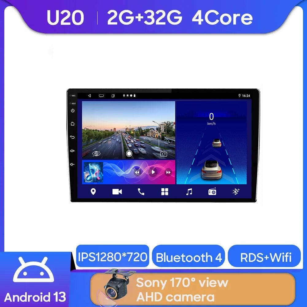 

Universal Android Multimedia For Car Stereo CPU Radio QLED Player Navigation Carplay Auto 5G BT Cam