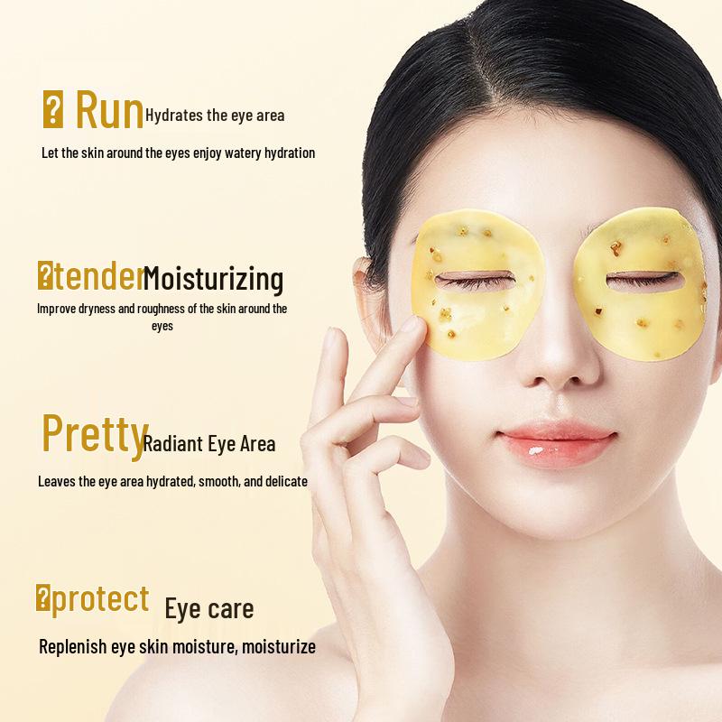 BIOAQUA Golden Osmanthus Hydrating Eye Masks - 80 Pcs for Moisturizing & Repairing Skincare