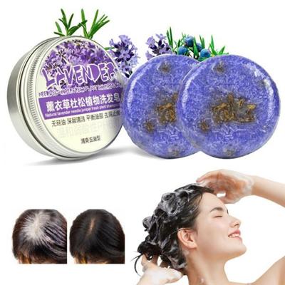 Shampoo-Bar für graues Haar Natürliche Bio-Shampoo-Bar für dünner werdendes Haar Shampoo-Bar für graues Haar Shampoo- und Spülungsbar, 60 g, 2 Stück