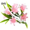 DYS Home Decor Potted Plant Artificial Plastic Simulation Flowers Photo Props Home Decor